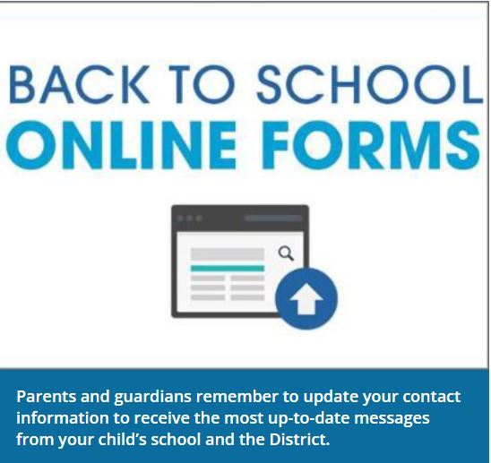  Back to School Forms